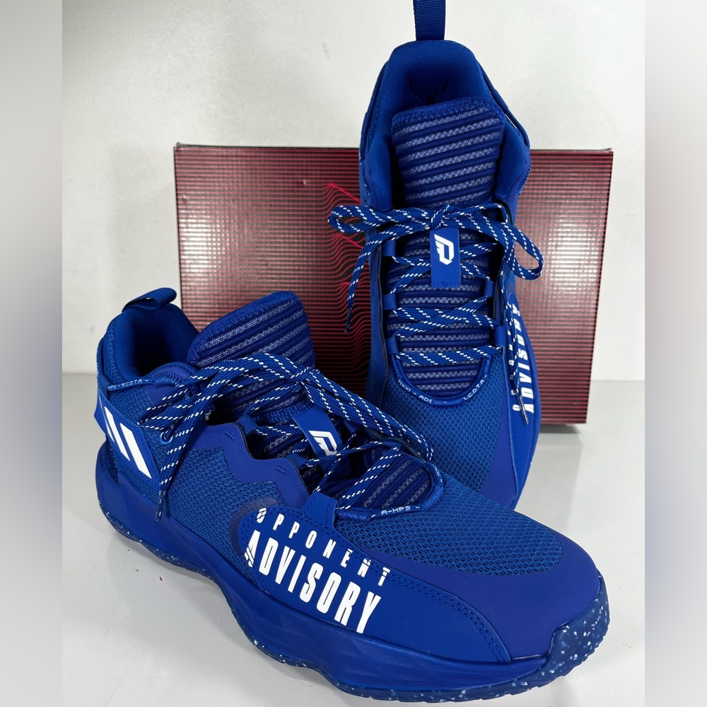 [GW7898] Mens‎ Adidas SM DAME 7 EXTPLY Size 14 Royal Blue